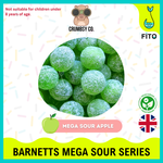 CRUMBSY CO - BARNETTS MEGA SOUR CANDIES