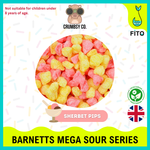 CRUMBSY CO - BARNETTS MEGA SOUR CANDIES