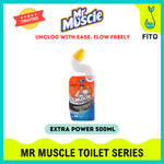 MR MUSCLE - DECLOGGER / GLASS CLEANER / TOILET BOWL CLEANER / FLOOR CLEANER