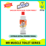 MR MUSCLE - DECLOGGER / GLASS CLEANER / TOILET BOWL CLEANER / FLOOR CLEANER