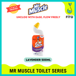 MR MUSCLE - DECLOGGER / GLASS CLEANER / TOILET BOWL CLEANER / FLOOR CLEANER