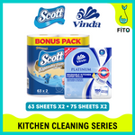 SCOTT / VINDA - KITCHEN DISPOSABLE WASHABLE CLOTH