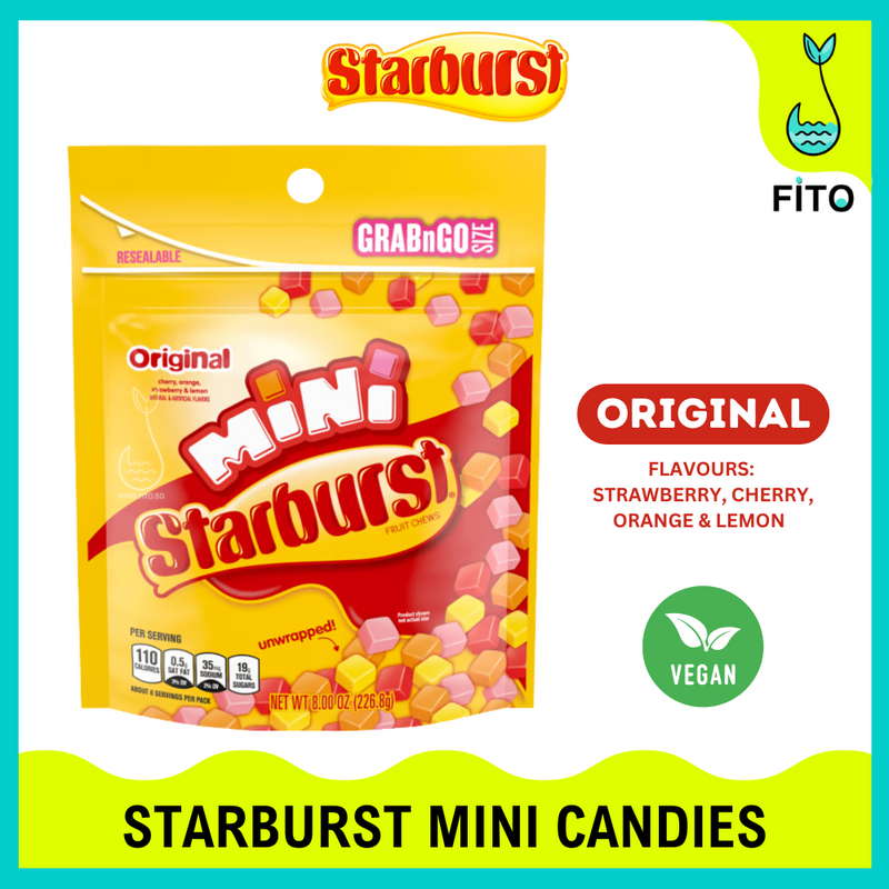 STARBURST MINI FRUIT CHEWS CANDY - ORIGINAL