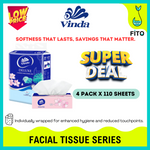 VINDA - DELUXE 3PLY FACIAL TISSUE SOFT PACK