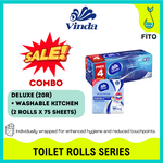 VINDA - TOILET TISSUE ROLLS
