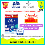 VINDA - DELUXE 3PLY FACIAL TISSUE SOFT PACK